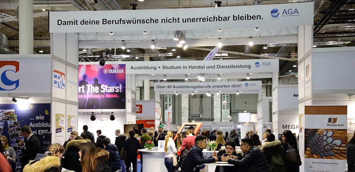 Messe Einstieg Hamburg AGA Unternehmensverband